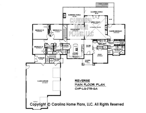 LG-2715 Reverse Main Floor Plan