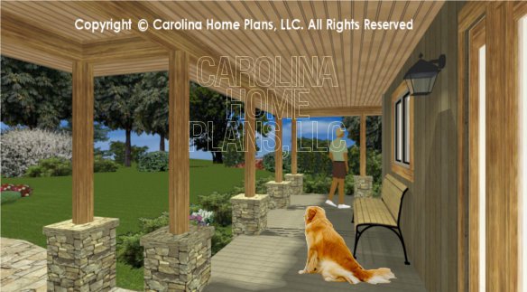 LG-3096 3D Front Porch