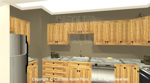 LG-3096 3D Lower Level Kitchenette