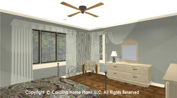 LG-3096 3D Master Bedroom View 1