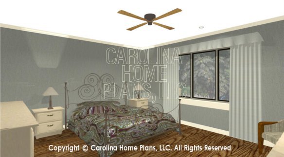 LG-3096 3D Master Bedroom View 2