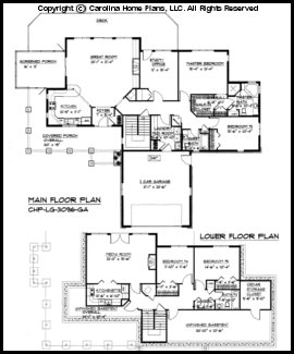 LG-3096 Main Floor Plan