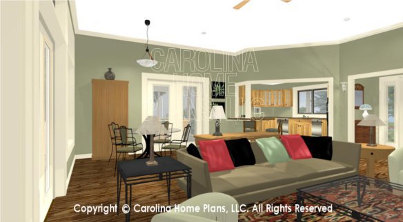 MS-1812 3D Great Room To Kitchen