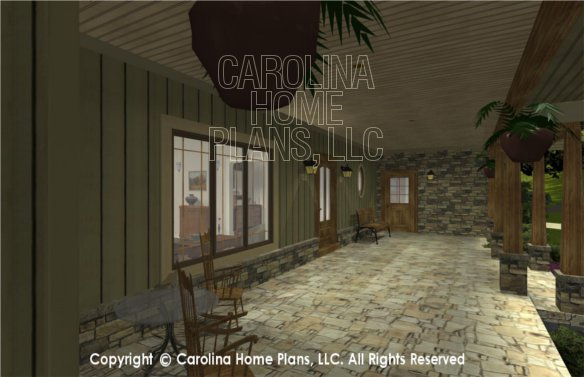 MS-2102-AC 3D Porch to Garage