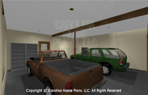 MS-2102-AC 3D Garage to House