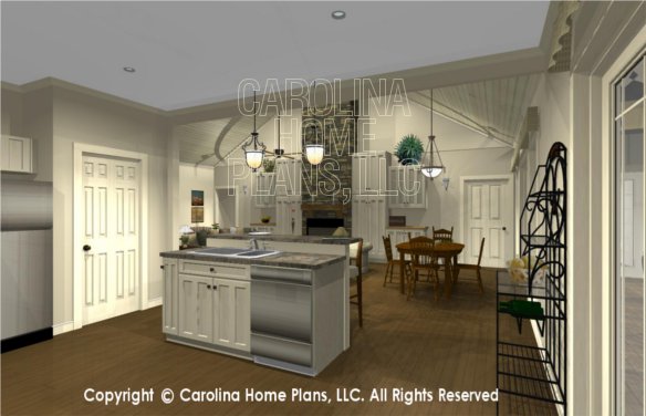 MS-2102-AC 3D Kitchen to Dining