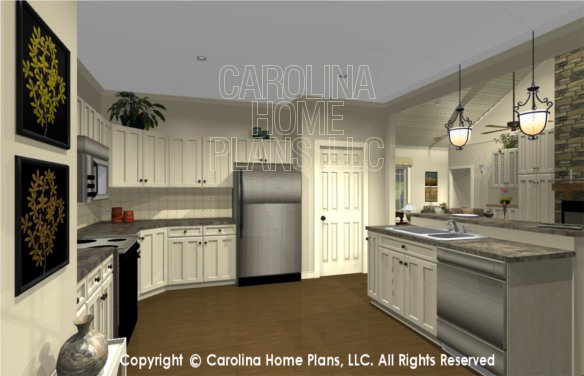MS-2102-AC 3D Kitchen to Pantry