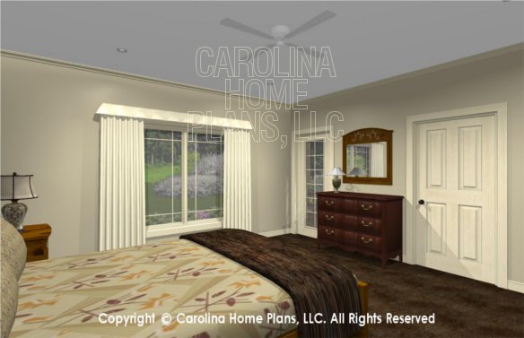 MS-2102-AC 3D Master Bedroom 1 to Porch