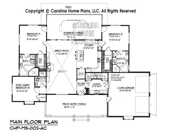 MS-2102 Main Floor Plan