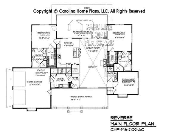 MS-2102 Reverse Main Floor Plan