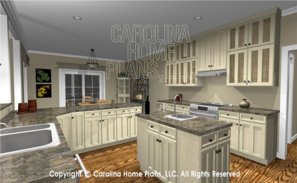 MS-2138-AC 3D Kitchen Island