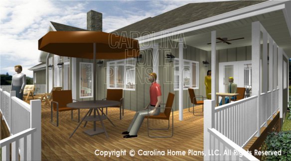 MS-2144 3D DECK PORCH VIEW