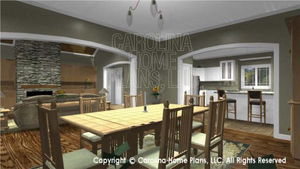 MS-2144 3D DINING RM TO KITCHEN