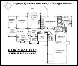 MS-2144-AC Main Floor Plan