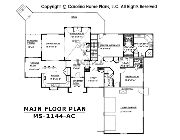 MS-2144 Main Floor Plan