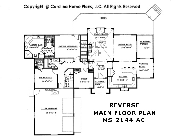 MS-2144 Reverse Main Floor Plan