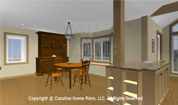 MS-2283-AC 3D Dining and Built-ins