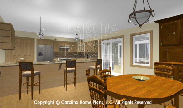 MS-2283-AC 3D Dining to Kitchen and Screened Porch