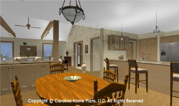 MS-2283-AC 3D Dining to Living Room and Kitchen