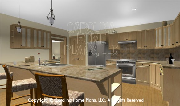MS-2283-AC 3D Kitchen to Bar