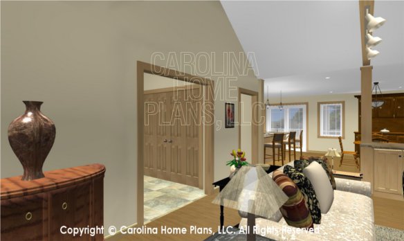MS-2283-AC 3D Living Room to Foyer