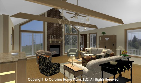 MS-2283-AC 3D Living Room