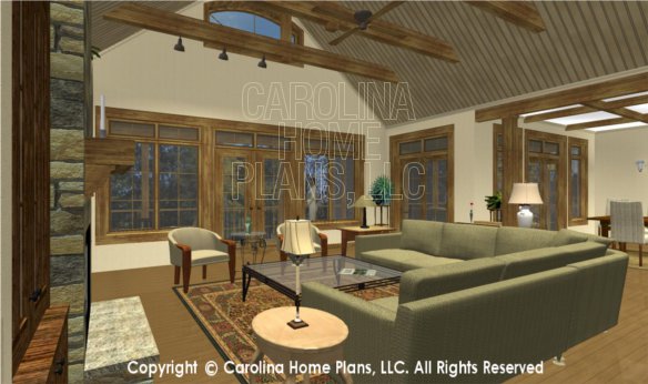 MS-2379 3D Great Room To Porch