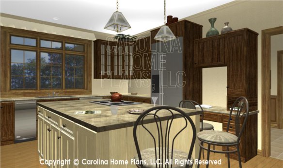 MS-2379 3D Kitchen Bar & Desk