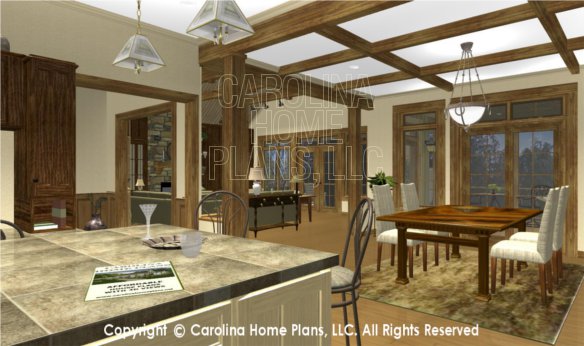 MS-2379 3D Kitchen To Great Room