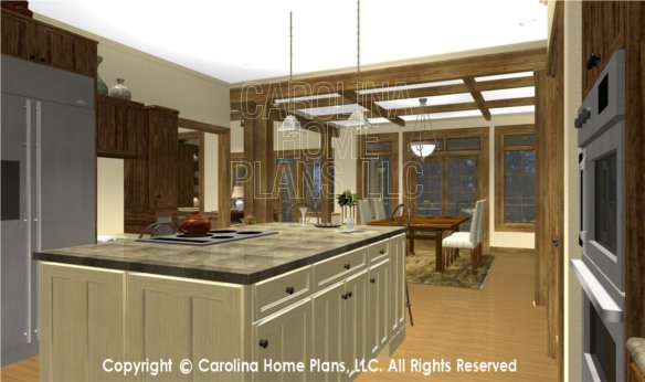MS-2379 3D Kitchen Island