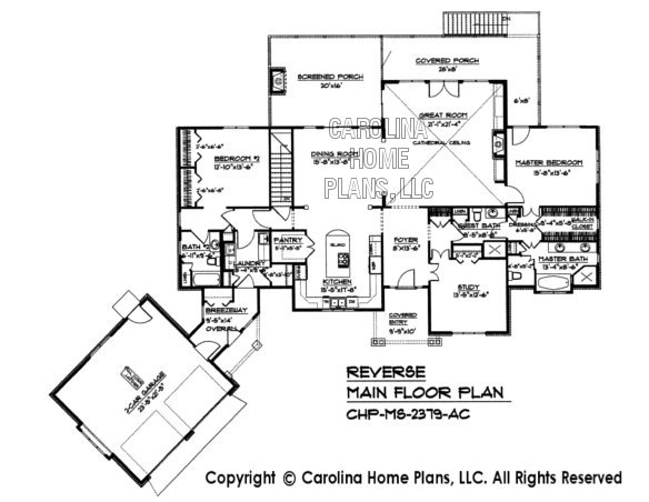 MS-2379 Reverse Main Floor Plan