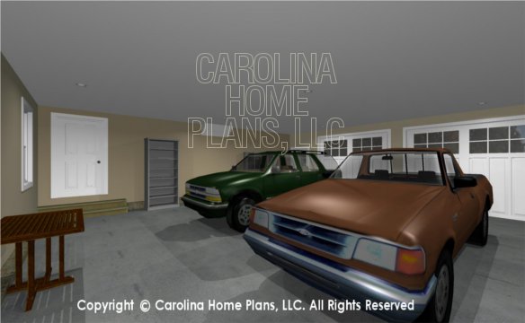 MS-2390-AC 3D Garage to House
