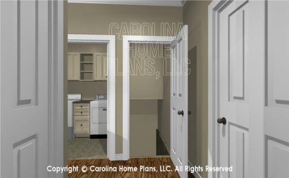 MS-2390-AC 3D Laundry, Basement Stairs