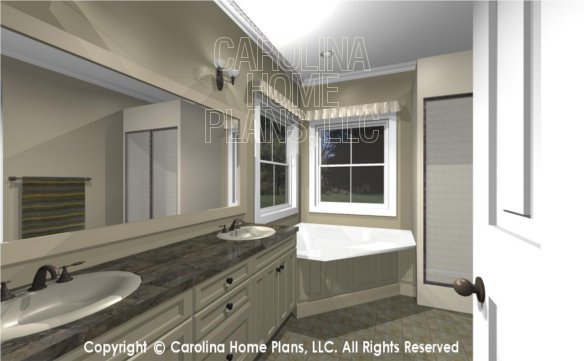 MS-2390-AC 3D Master Bath to Vanity