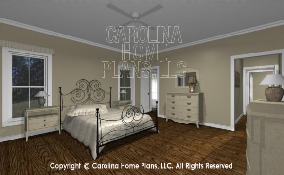 MS-2390-AC 3D Master Bedroom to Bath