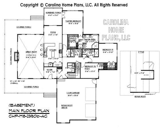 MS-2390 Main Floor Plan