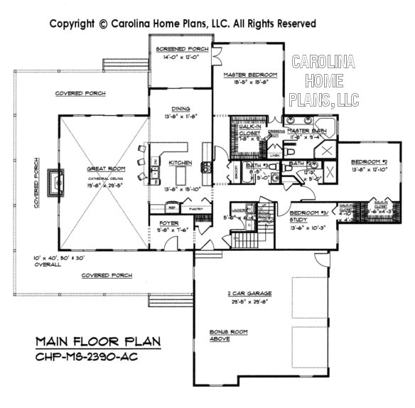 MS-2390 Main Floor Plan
