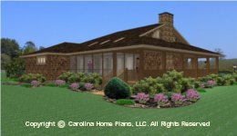 BS-1275-1595 Narrow Lot House plan