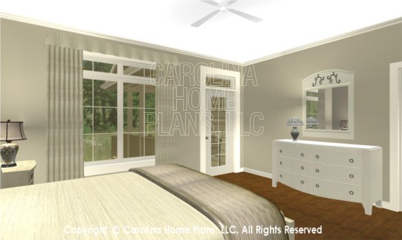 BS-1477-2715 3D Master Bedroom to Porch