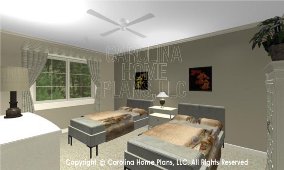 BS-1477-2715 3D Apartment Bedroom