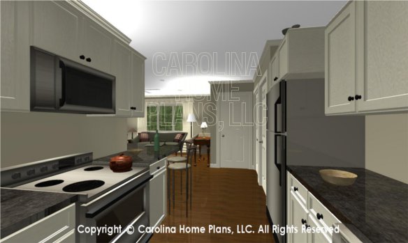 BS-1477-2715 3D Apartment Kitchen to Foyer