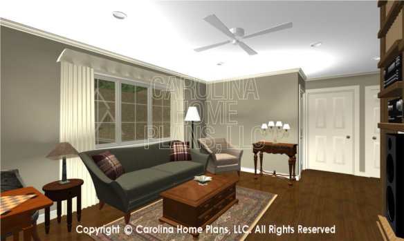 BS-1477-2715 3D Apartment Living Room to Foyer