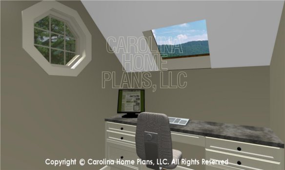 BS-1477-2715 3D Apartment Office to Skylight