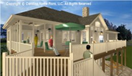 CR-3191 Back Porch House 
Plan