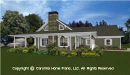 MS-2138-AC Midsize Porch House 
Plan