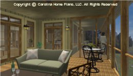 MS-2379 Midsize Porch House 
Plan