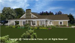MS-2390 Midsize Porch House 
Plan