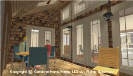 SG-1595 Screened Porch 
Houseplan
