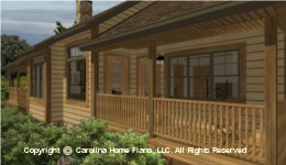 SG-1596 Back Porches 
Houseplan