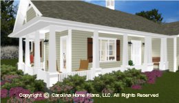 SG-1660 
Wrap-around Porch Houseplan